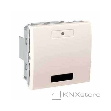 Schneider Electric KNX Unica multifunkční tlačítko 1-nás. s IČ přijímačem, ivory