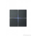 Basalte Sentido aluminium - quad - Brushed dark grey