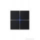 Basalte Sentido aluminium - quad - Brushed black