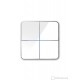 Basalte Enzo - quad - White glass