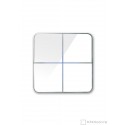 Basalte Enzo - quad - White glass