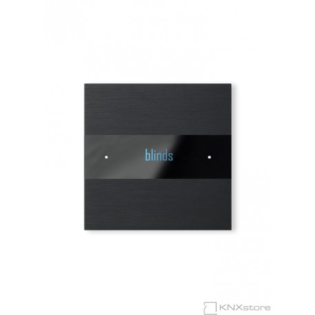 Basalte Deseo aluminium - Brushed black