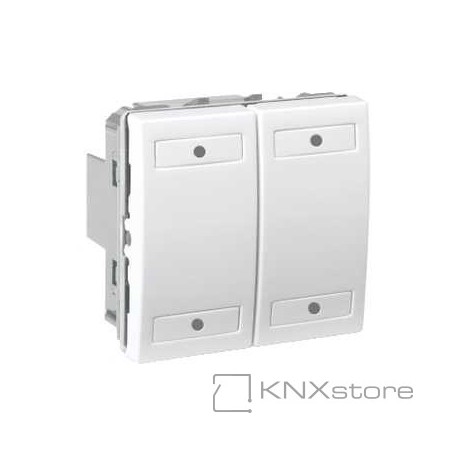 KNX Unica multifunkční tlačítko 2-nás., polar