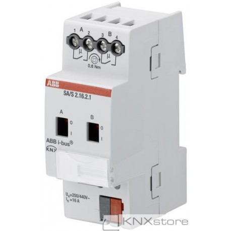 ABB KNX Řadový spínací akční člen 2násobný, 16 A