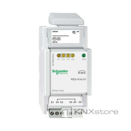 KNX modul binárních vstupů REG-K/4x10