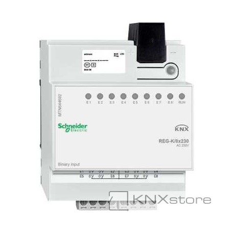 KNX modul binárních vstupů REG-K/8x230