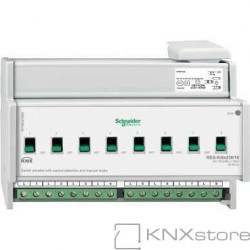 Schneider Electric KNX spínací akční člen REG-K/8x230/16+manuální režim+detekce proudu