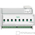 Schneider Electric KNX spínací akční člen REG-K/8x230/16+manuální režim+detekce proudu