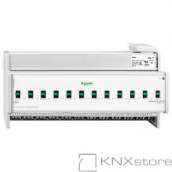 KNX spínací akční člen REG-K/12x230/16+manuální režim