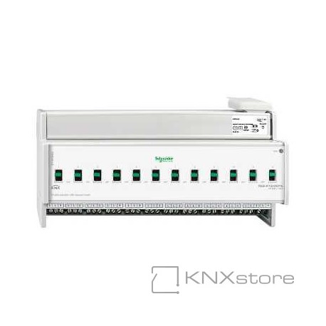 KNX spínací akční člen REG-K/12x230/16+manuální režim