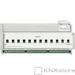 KNX spínací akční člen REG-K/12x230/16+manuální režim+detekce proudu