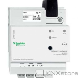 Schneider Electric KNX univerzální stmívací akční člen REG-K/230/500 W