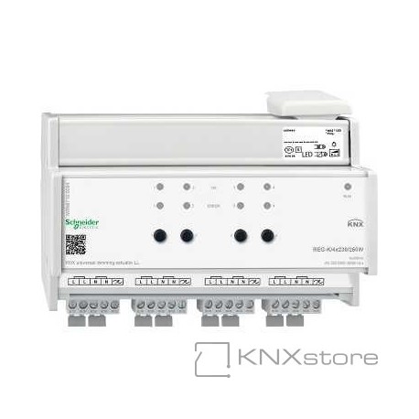 KNX univerzální stmívací akční člen LL REG-K/4x230/250W