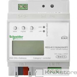 Schneider Electric KNX-DALI brána REG-K/1/16(64)/64/IP1