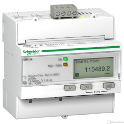 Schneider Electric Elektroměr iEM3155 do 63A, komunikace Modbus, MID, 1xWAGES