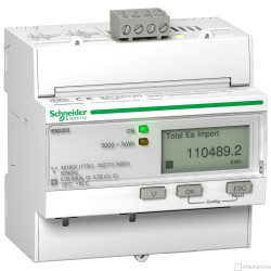 Schneider Electric Elektroměr iEM3255, nepřímé měření, komunikace Modbus, MID, 1xWAGES