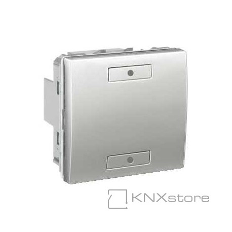 KNX Unica TOP multifunkční tlačítko 1-nás., aluminium