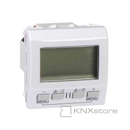 Schneider Electric KNX Unica regulátor teploty místnosti s displejem, polar