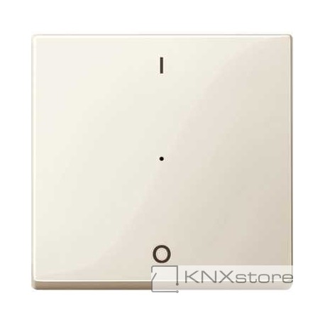 Schneider Electric Merten KNX - System M - kryt pro 1-násobný tlač. modul - 1/0 - white cream