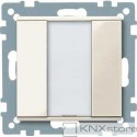Schneider Electric Merten KNX - System M - tlač. panel 1-násobný plus - white cream