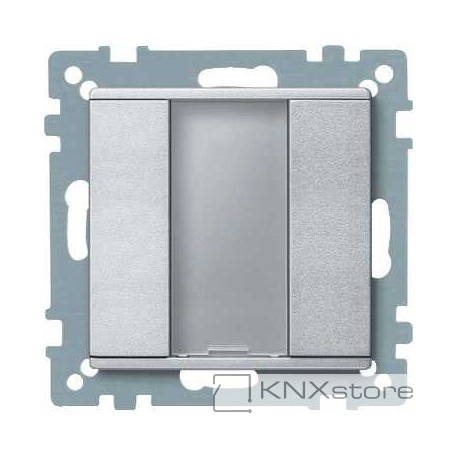 Schneider Electric Merten KNX - System M - tlač. panel 1-násobný plus - aluminium