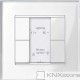 Schneider Electric Merten KNX - System M - tlač. panel 2-násobný plus - active wh.