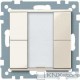 Schneider Electric Merten KNX - System M - tlač. panel 2-násobný plus - active wh.