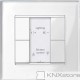 Schneider Electric Merten KNX - System M - tlač. panel 2-násobný plus - white cream