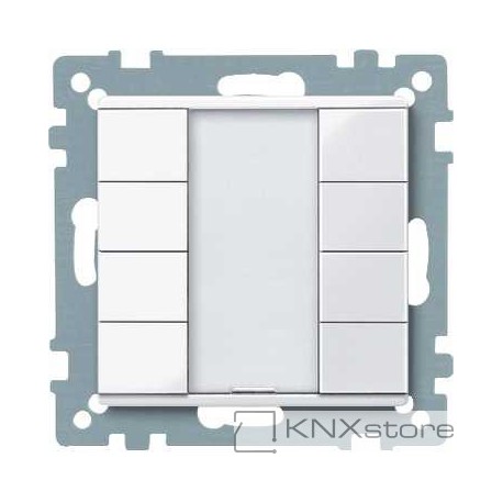 Schneider Electric Merten KNX - System M - tlač. panel 4-násobný plus - active wh.