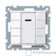 Schneider Electric Merten KNX - System M - tlač. panel 4-násobný plus + IČ přijímač - white cream