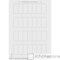 Schneider Electric Merten KNX - System M - archy štítků pro tlačítkové panely - polar white