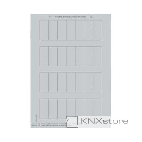 Schneider Electric Merten KNX - System M - archy štítků pro tlačítkové panely - silver