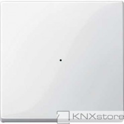 Schneider Electric Merten KNX - System M - kryt pro 1-násobný tlač. modul - polar wh.