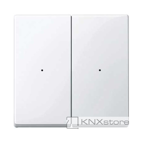 Schneider Electric Merten KNX - System M - kryty pro 2-násobný tlač. modul - active wh.