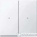 Schneider Electric Merten KNX - System M - kryty pro 2-násobný tlač. modul - active wh.