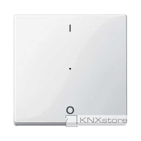 Schneider Electric Merten KNX - System M - kryt pro 1-násobný tlač. modul - 1/0 - polar wh.