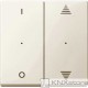 Schneider Electric Merten KNX - System M - kryty pro 2-násobný tlač. modul - 1/0+šipky - white cr