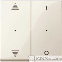 Schneider Electric Merten KNX - System M - kryty pro 2-násobný tlač. modul - šipky+1/0 - white cr