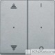 Schneider Electric Merten KNX - System M - kryty pro 2-násobný tlač. modul - šipky+1/0 - white cr