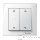 Schneider Electric Merten KNX - System M - kryty pro 2-násobný tlač. modul - 2xšipky - polar wh.