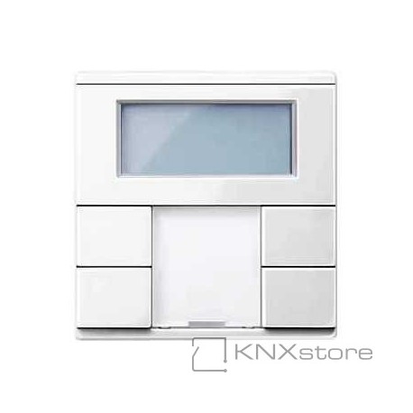 Schneider Electric Merten KNX - System M - multifunkční tlač. panel - 2násobný plus+RTC - polar wh.