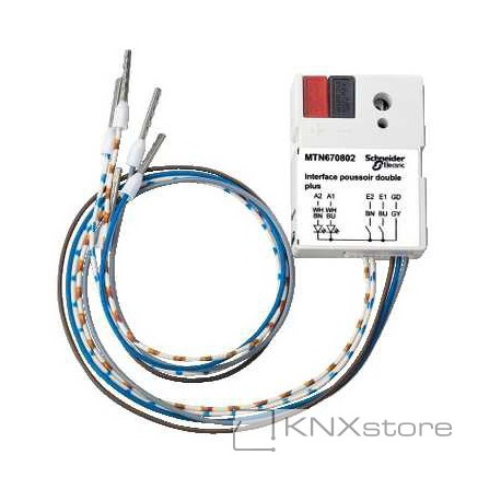 MTN683901KNX tlačítkové rozhraní 2-násobné plus, Polar