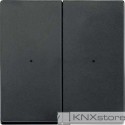 Schneider Electric Merten KNX - System M - kryty pro 2-násobný tlač. modul - antracit